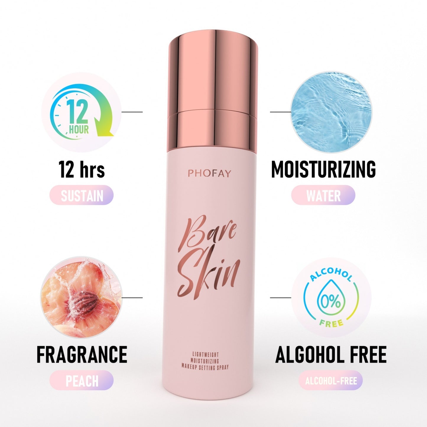 Makeup Setting Spray - Long-Lasting Finish & Hold