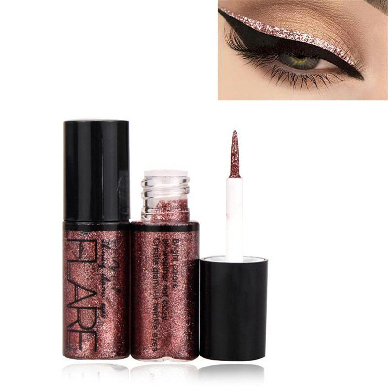 Waterproof Shimmer Eyeliner - Glittery Long-Lasting Shine