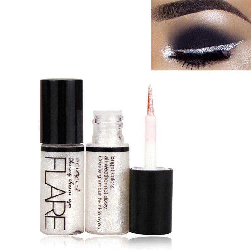 Waterproof Shimmer Eyeliner - Glittery Long-Lasting Shine