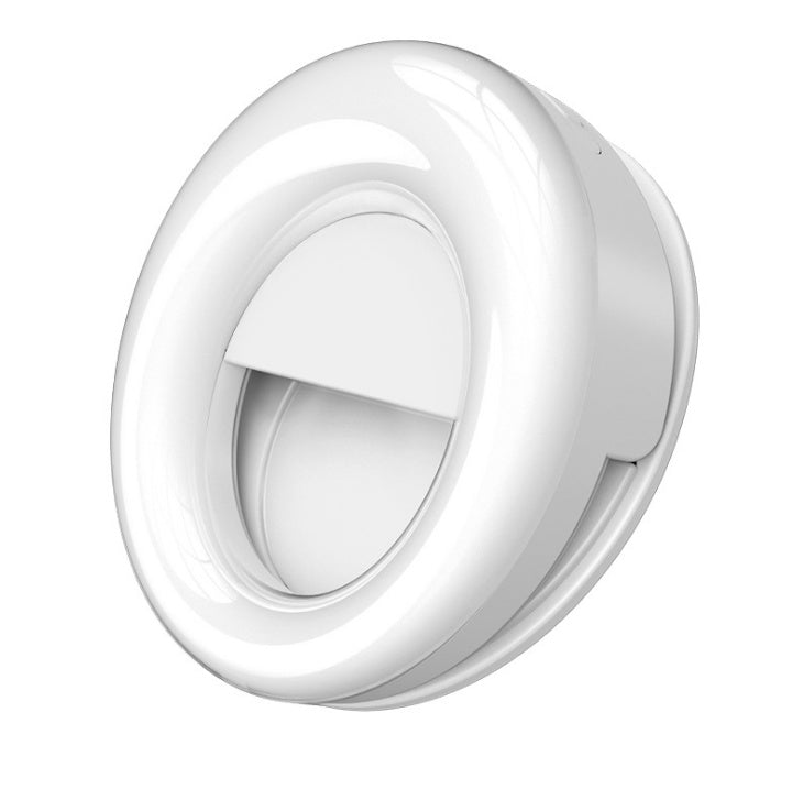 Portable LED Ring Light - Rechargeable Makeup & Selfie Light