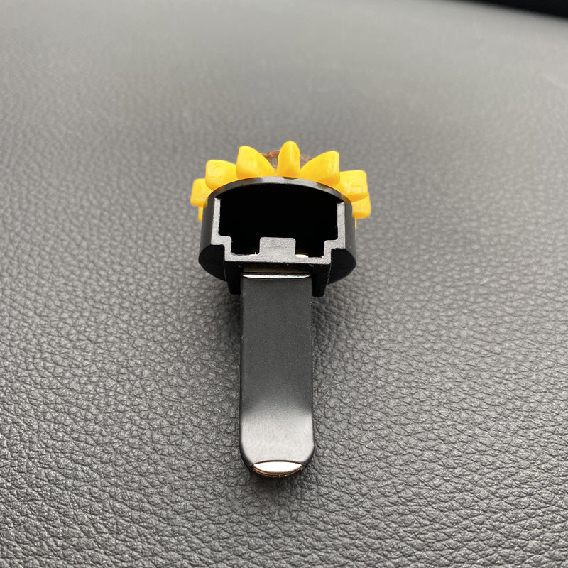 Sunflower Car Air Freshener Clip - Decorative Vent Fragrance
