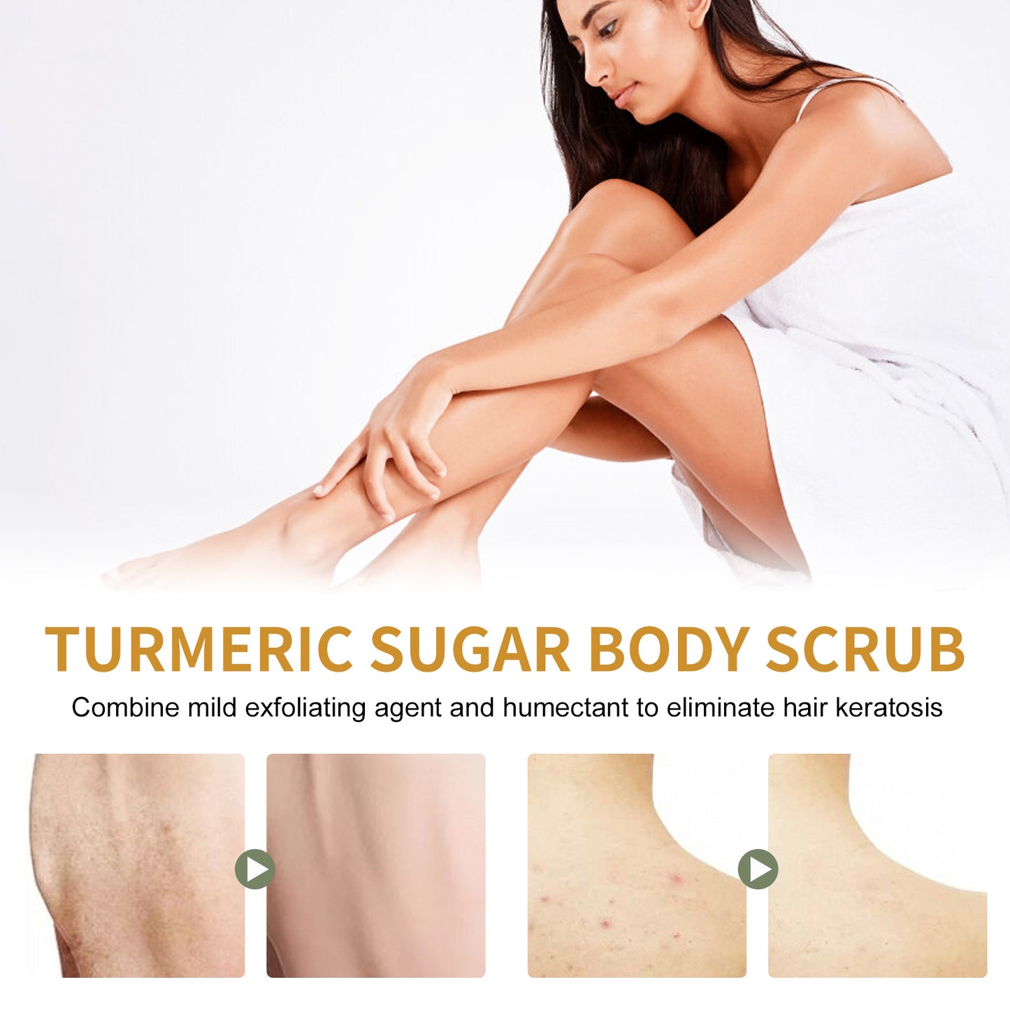 Turmeric Body Scrub - Exfoliating & Brightening Treatment