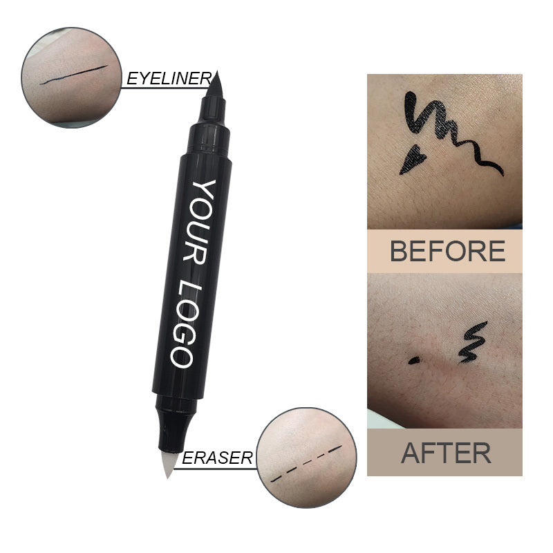Double-Ended Eyeliner with Eraser- Mistake-Proof Application