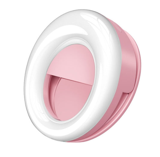 Portable LED Ring Light - Rechargeable Makeup & Selfie Light