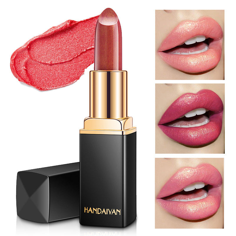Color-Changing Metallic Lipstick - Temperature Reactive Formula