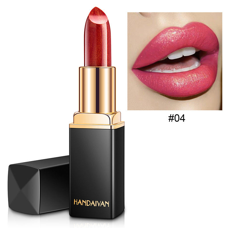 Color-Changing Metallic Lipstick - Temperature Reactive Formula