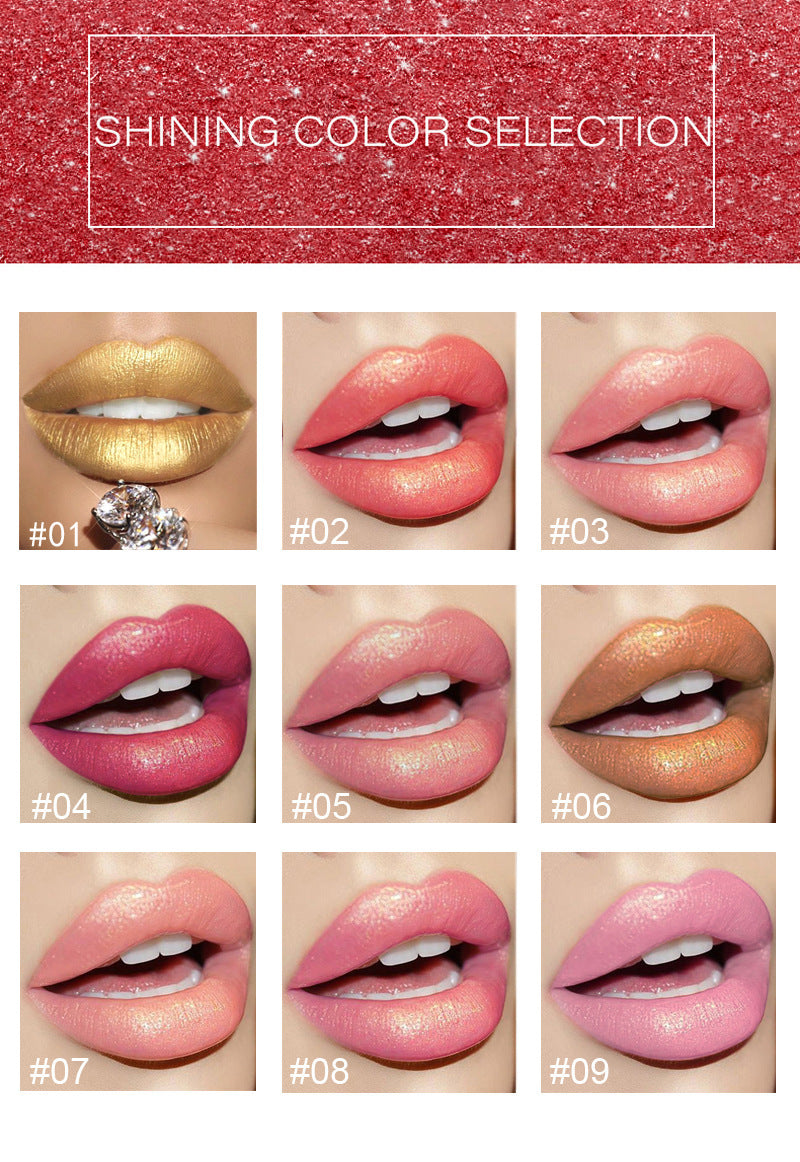 Color-Changing Metallic Lipstick - Temperature Reactive Formula