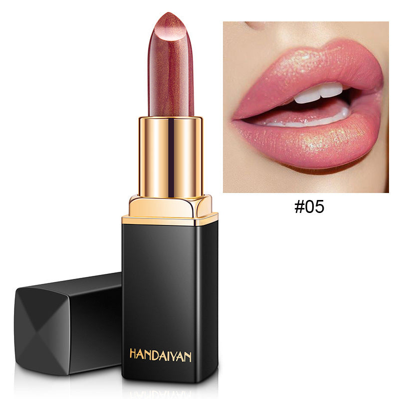 Color-Changing Metallic Lipstick - Temperature Reactive Formula