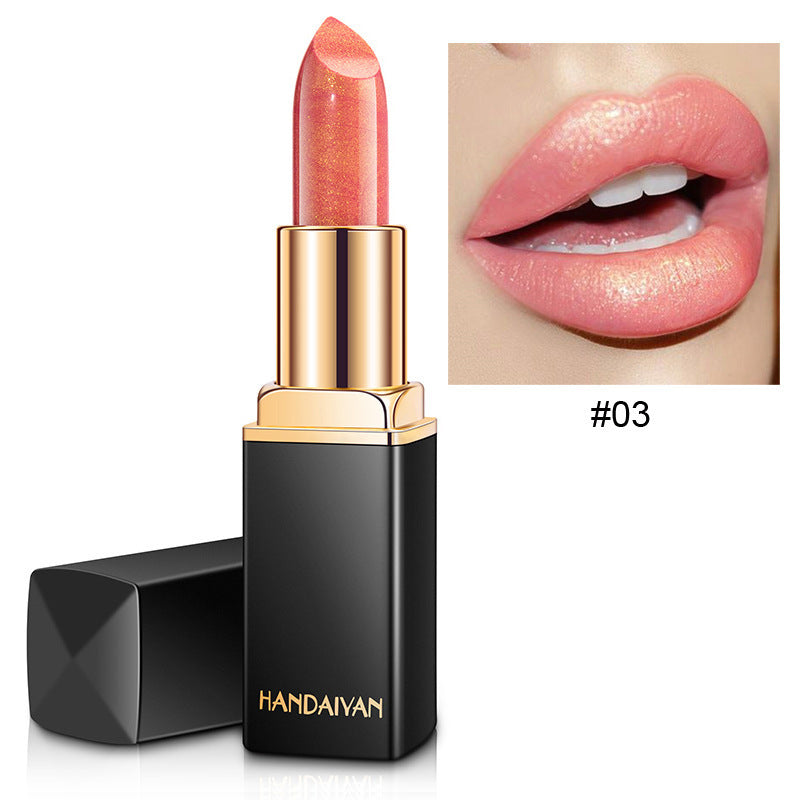Color-Changing Metallic Lipstick - Temperature Reactive Formula