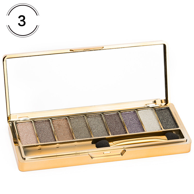 9-Color Eyeshadow Palette - Matte & Glitter Eye Makeup Set