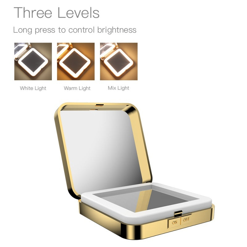4x Magnifying Mirror - LED Lighted Makeup Mirror
