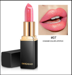 Color-Changing Metallic Lipstick - Temperature Reactive Formula