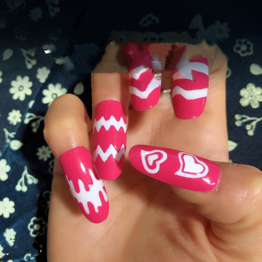 French Manicure Nail Stickers - Easy Application Smile Tips